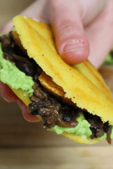 vegan arepas