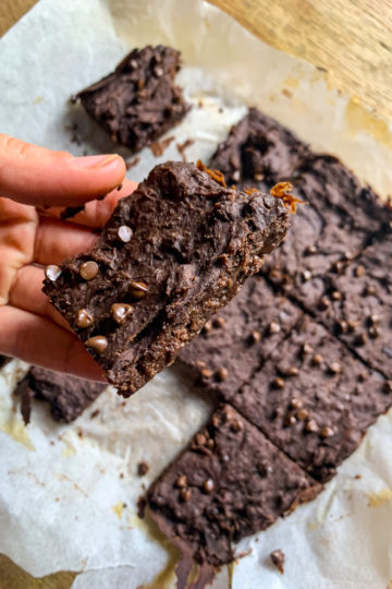 Vegan Cannellini beans flourless brownies