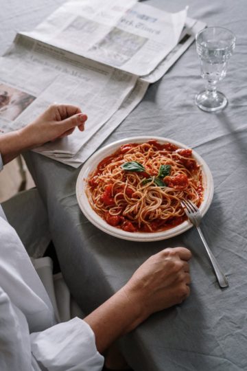 Italian vegan food
