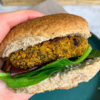 Lentils and brown rice patties