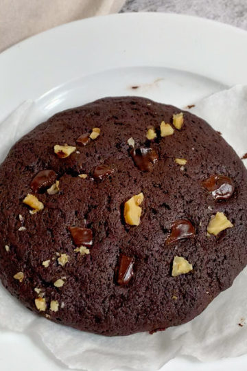 Single serving microwave cookie