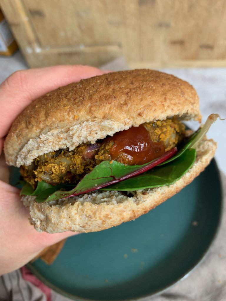 lentils and brown rice veggie burgers