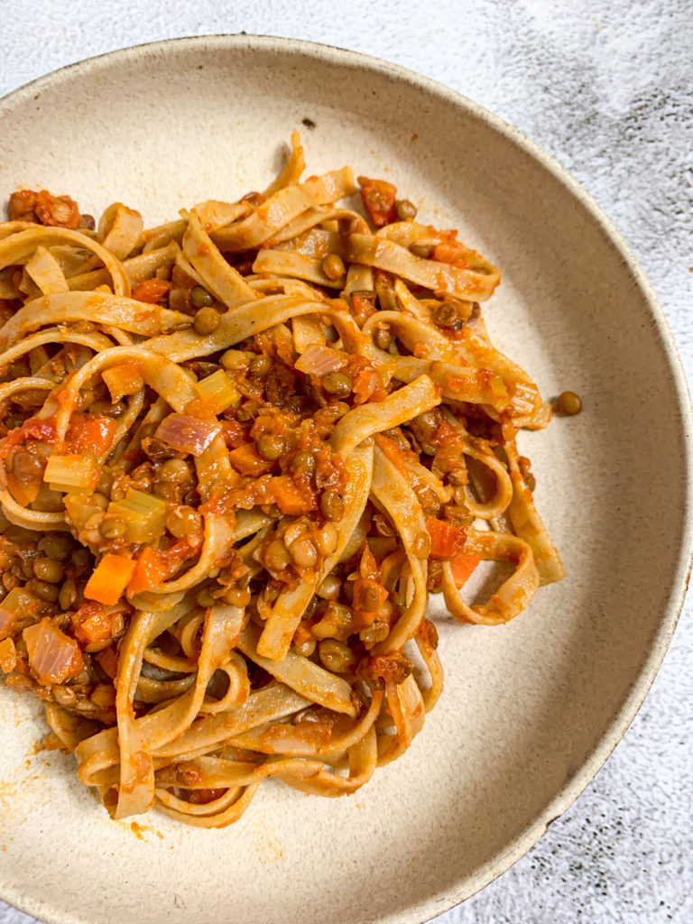Lentils Ragú | Vegan Bolognese