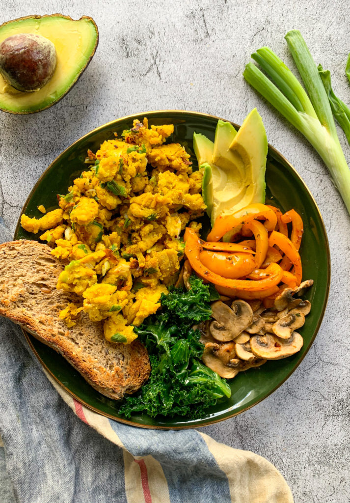 Chickpea Flour Scramble 