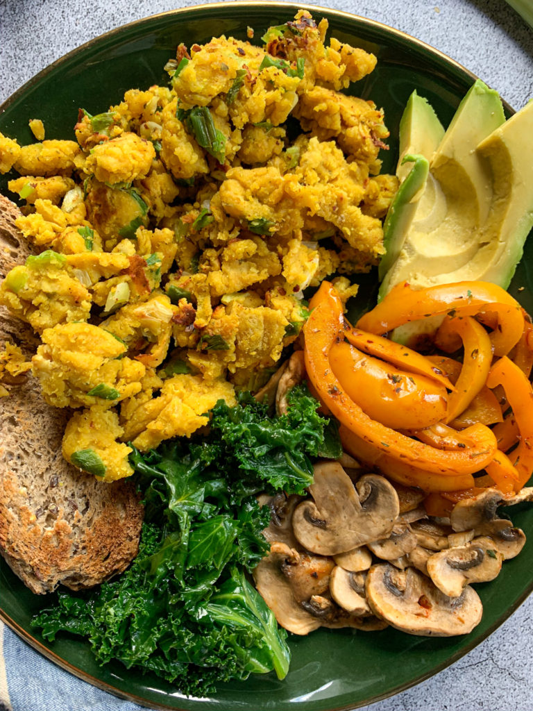 Chickpea Flour Scramble 