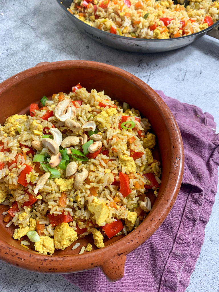Vegan Egg Fried Rice