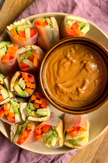 vegan summer rolls