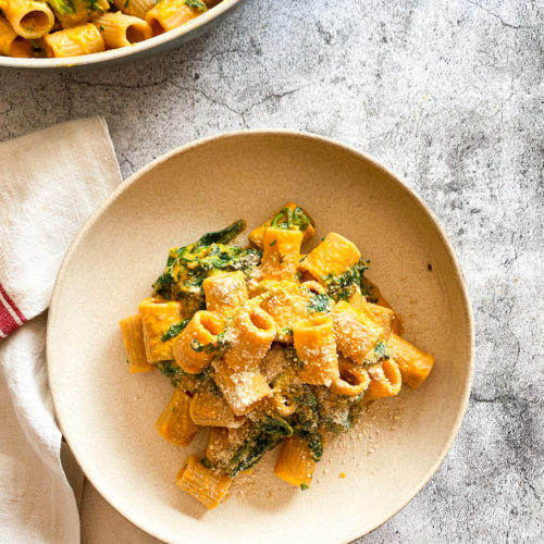 Creamy Roasted Bell Pepper Pasta