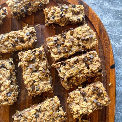 Healthy Banana Oatmeal Bars