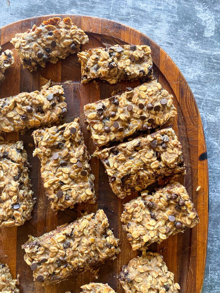 Healthy Banana Oatmeal Bars |Vegan, Gluten-free, Oil-free