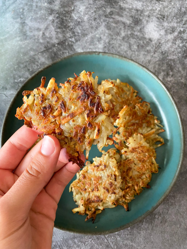 Super easy and quick potato fritters
