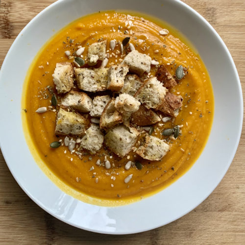 pumpkin sweet potato carrot soup