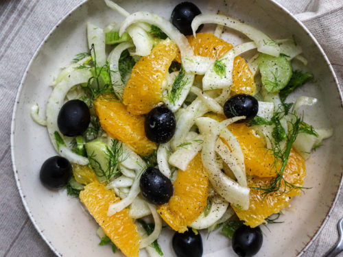 orange fennel salad dressing recipe Orange Fennel Salad w/ toasted Fennel Vinaigrette