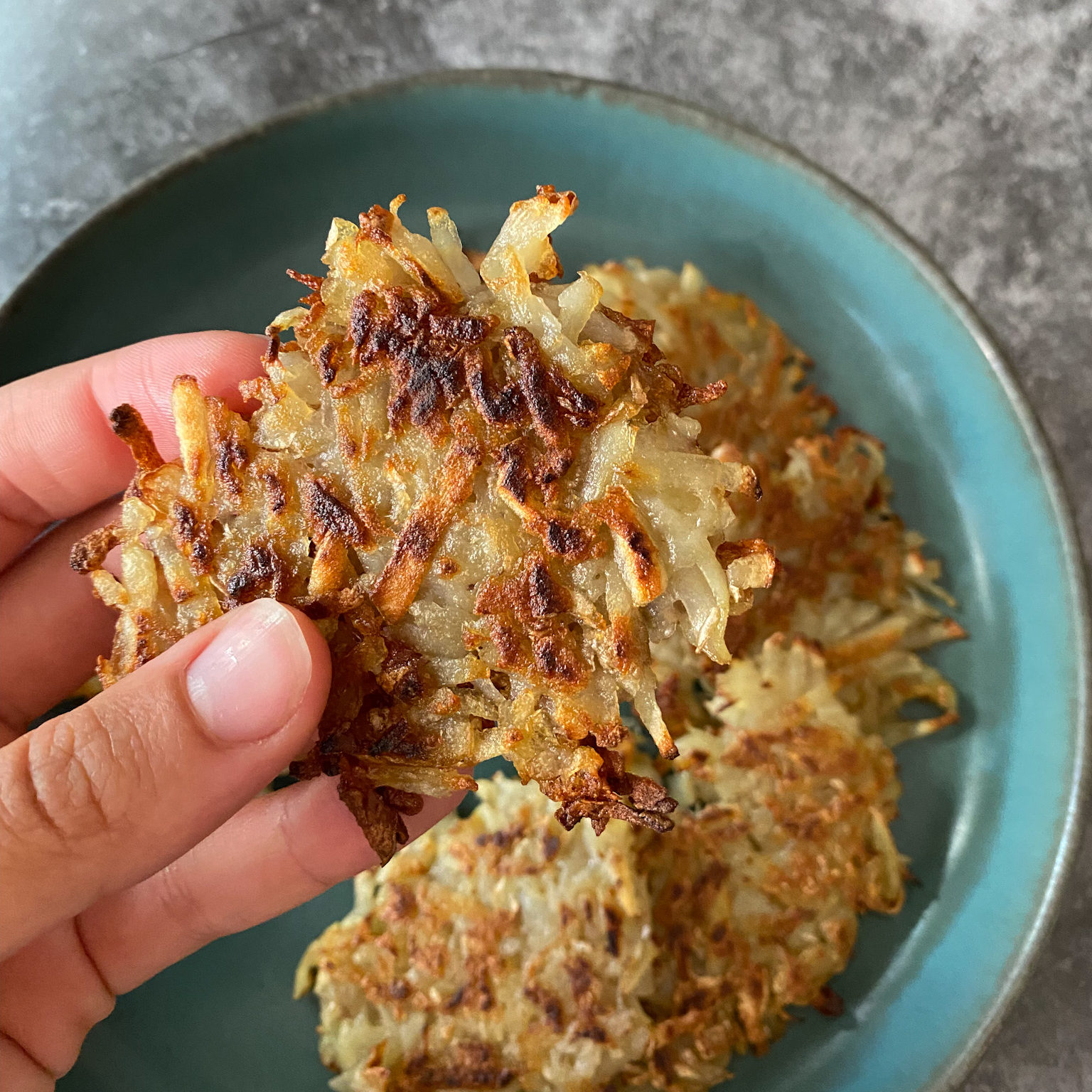 Easy and Quick Mini Potato Fritters - Rösti