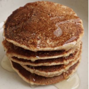 Almond Pulp Pancakes