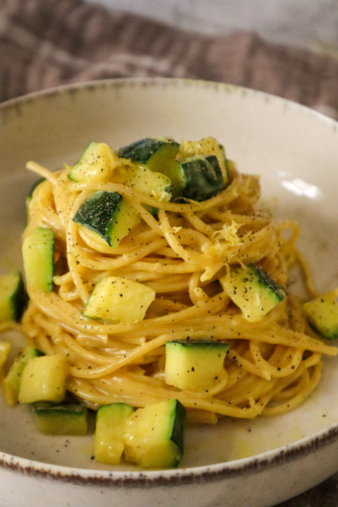Creamy Pasta With Courgettes And Saffron