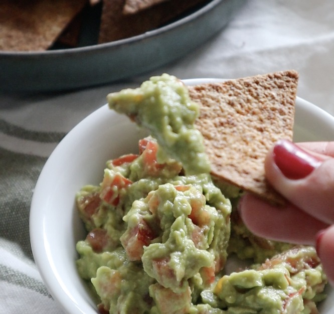 nachos made from tortilla chips and baked