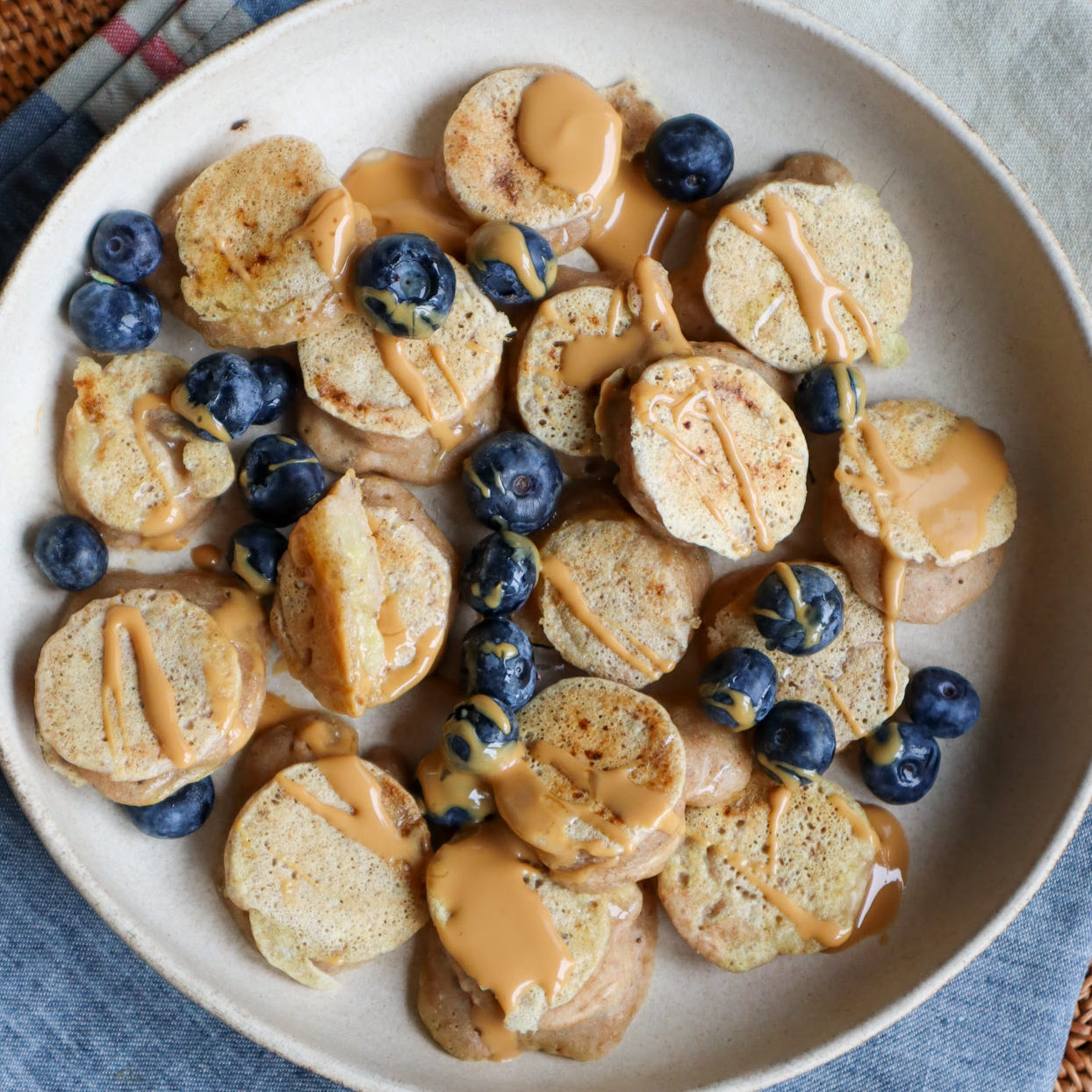 Vegan Banana Pancake Bites  