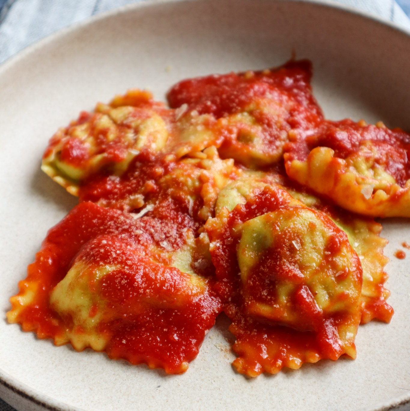 Homemade Vegan Ravioli | Tofu and Peas Filling