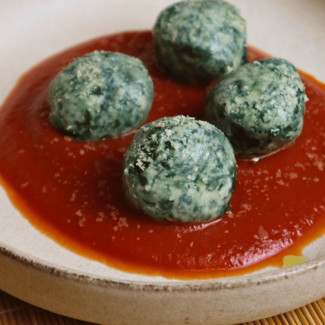 Vegan gnudi