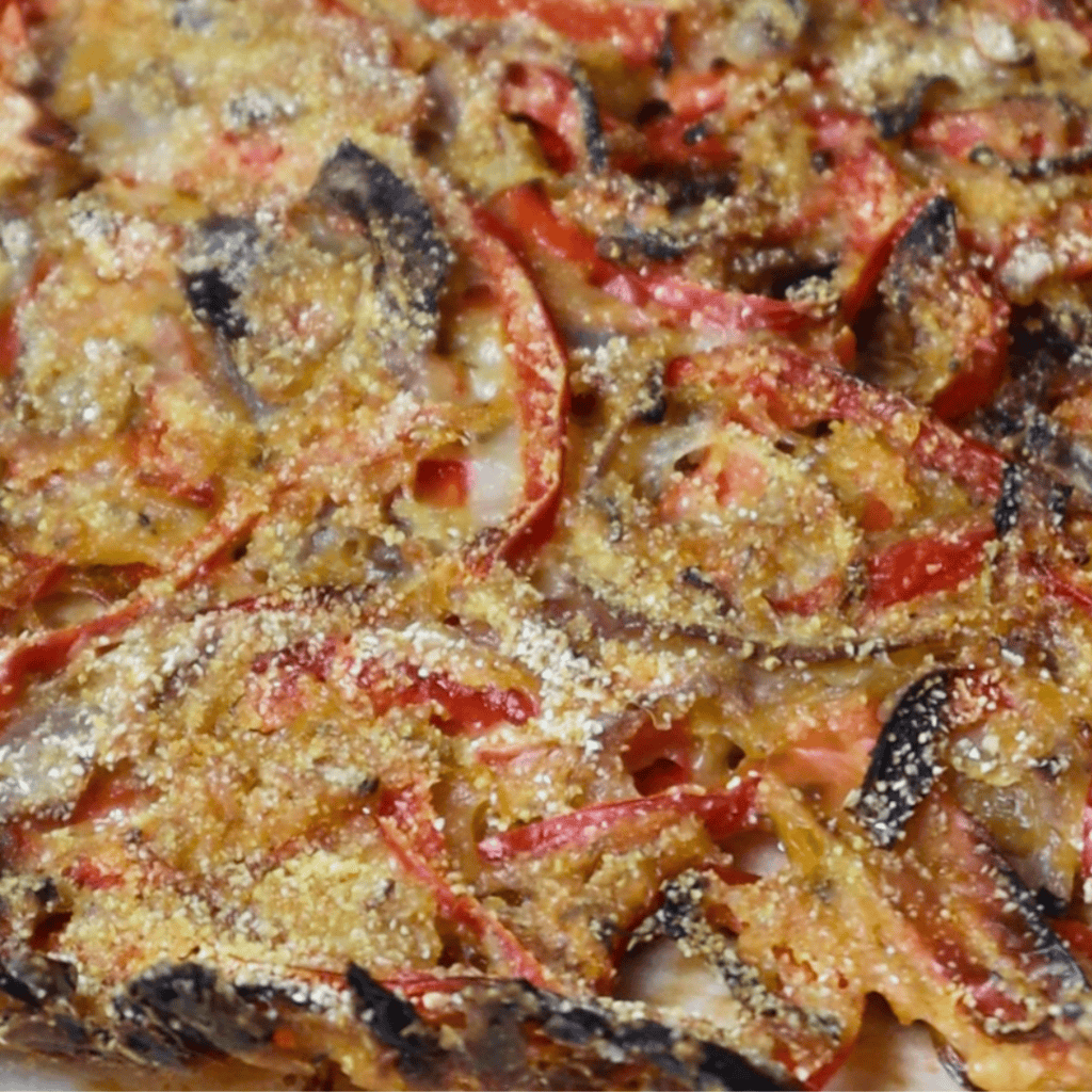 scarpaccia: bell pepper and onion