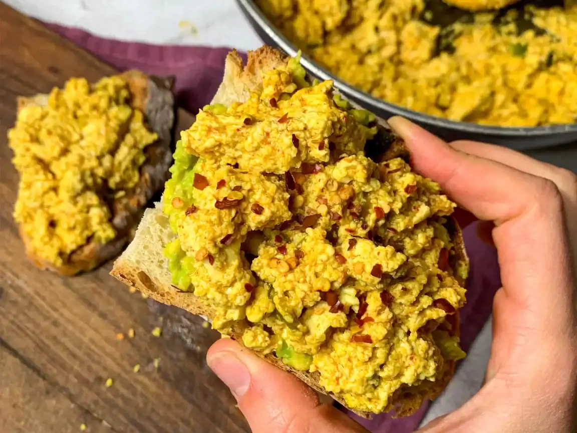 Silken Tofu Recipes - scrambled tofu