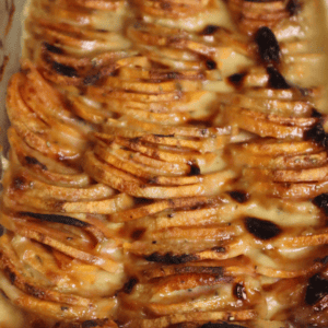 vegan sweet potato gratin