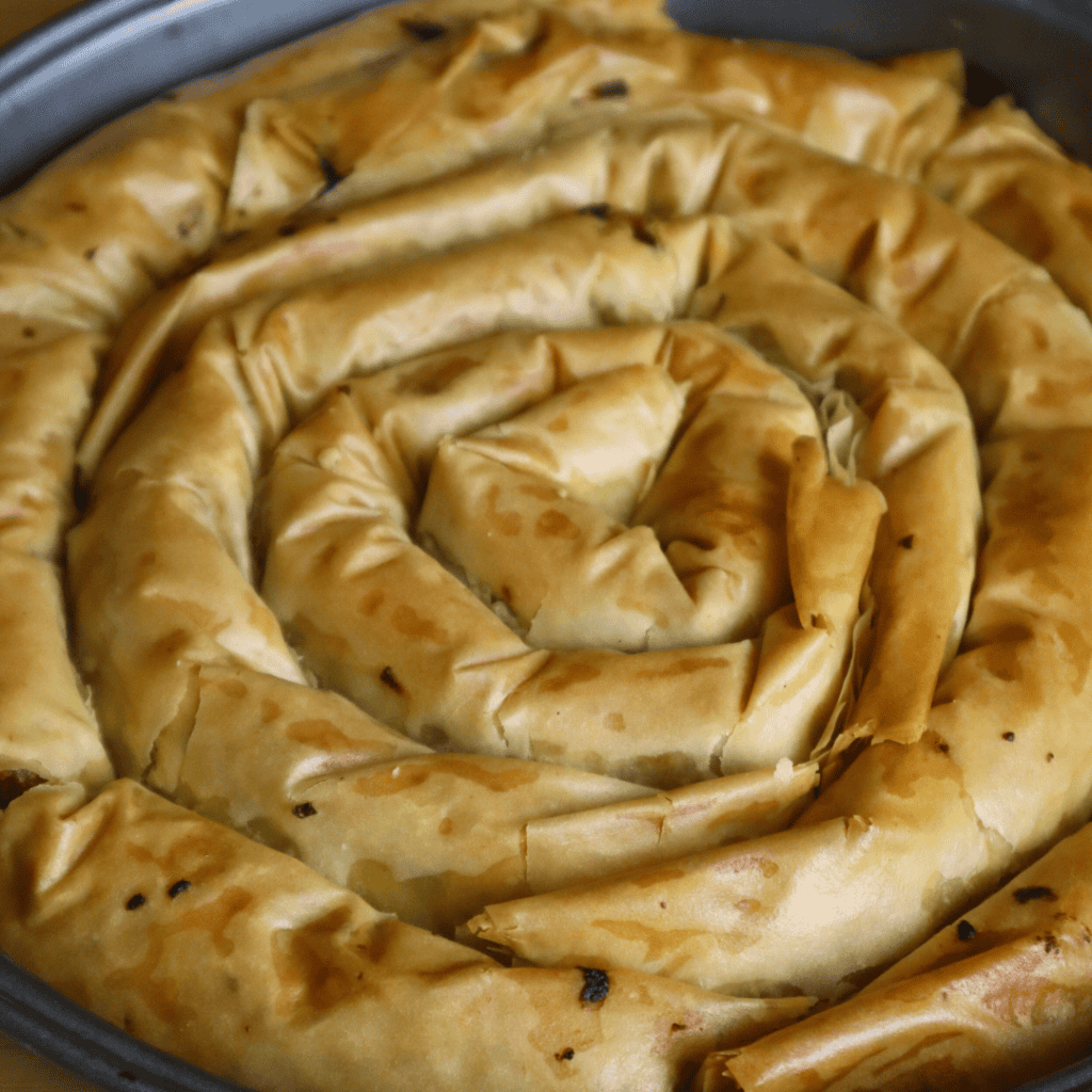 Bulgarian Tikvenik - Pumpkin Filo Pastry Pie