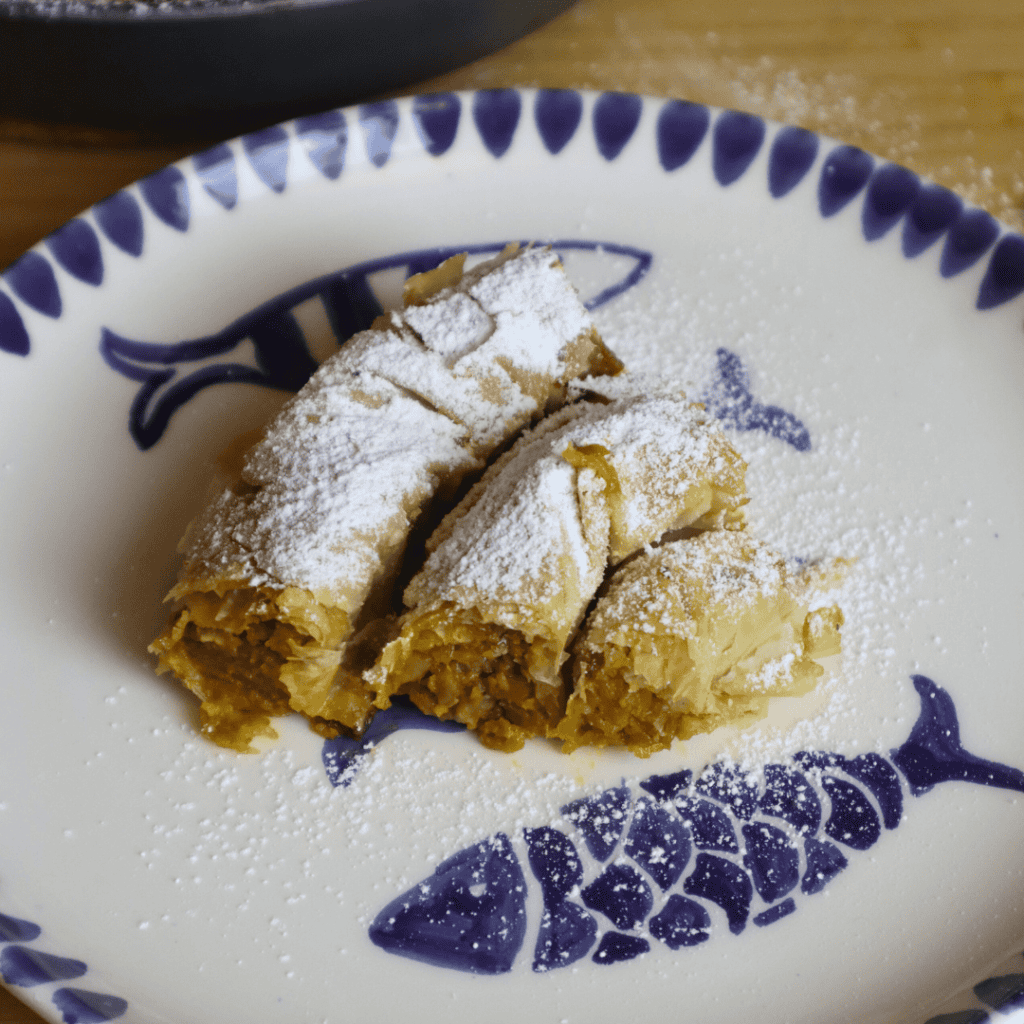 Bulgarian Tikvenik - Pumpkin Filo Pastry Pie