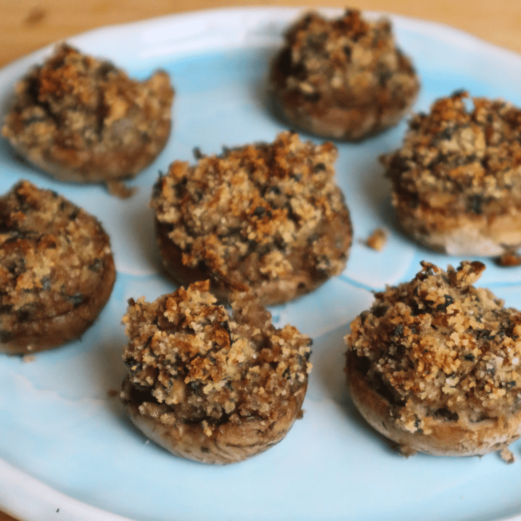 Vegan Stuffed Mushrooms