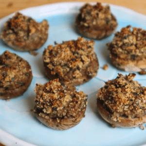 vegan stuffed mushrooms