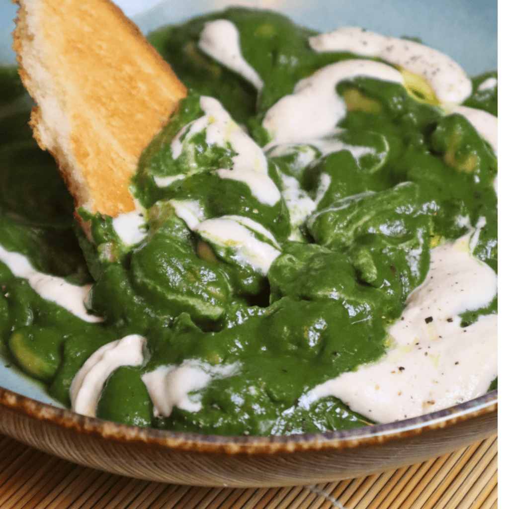 Super Green Beans - With Spinach Sauce