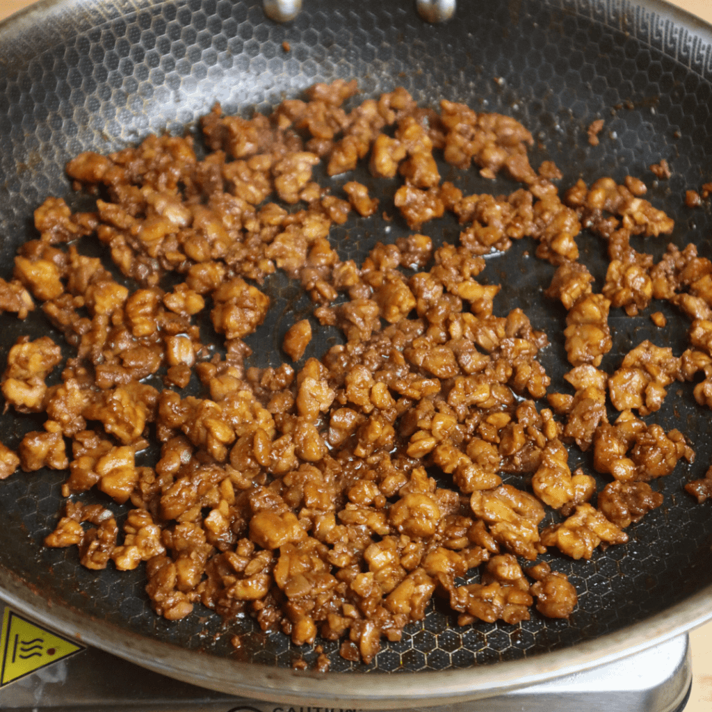 Crumbled Tempeh Panfried