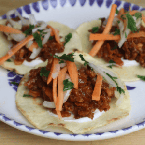crispy tofu tacos