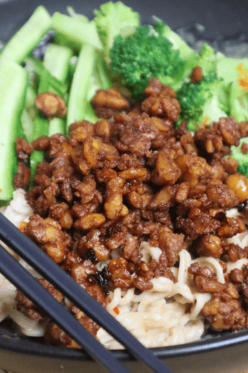 crumbled tempeh