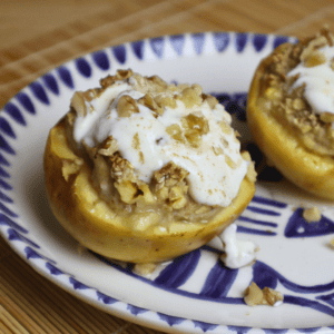 Baked Apples With Oatmeal