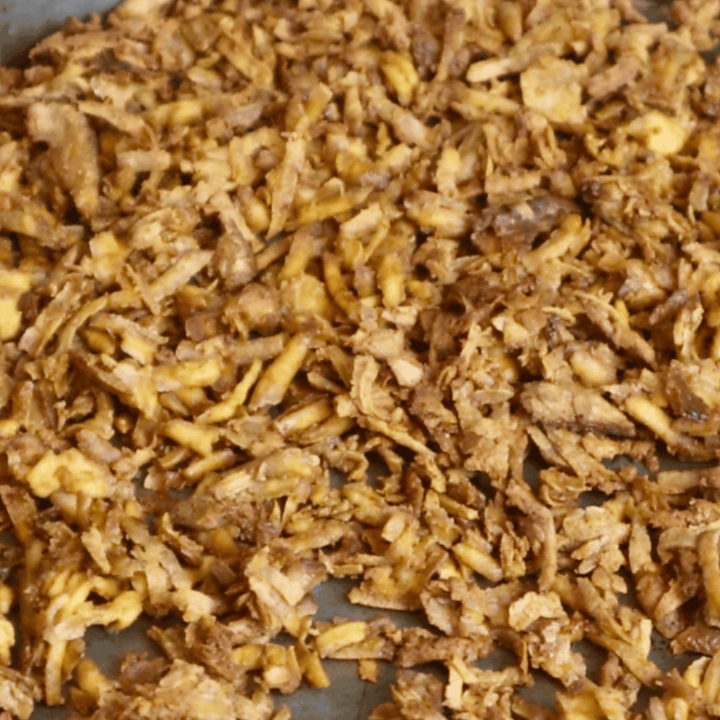 How to Make Crispy Grated Tofu in the Oven