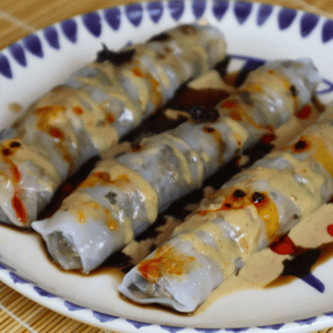 Steamed Rice Paper Rolls
