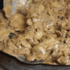 creamy seitan with mushrooms