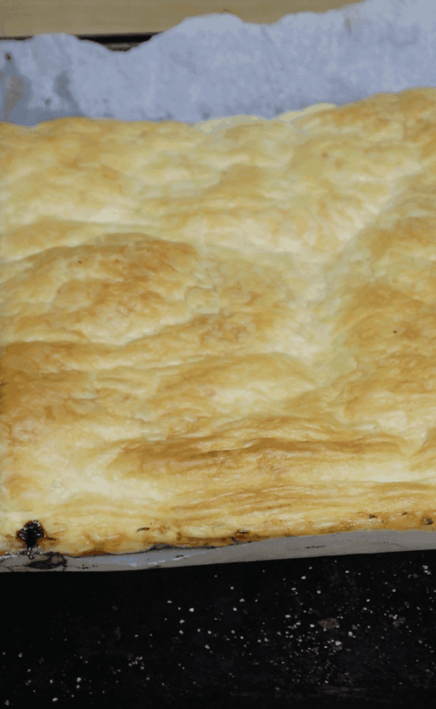 baked puff pastry