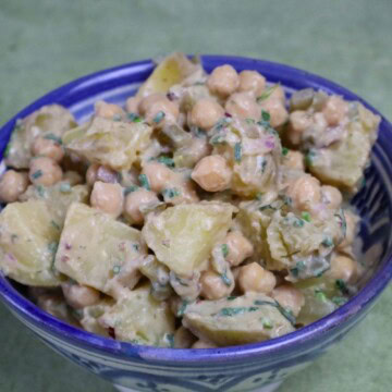 chickpea potato salad