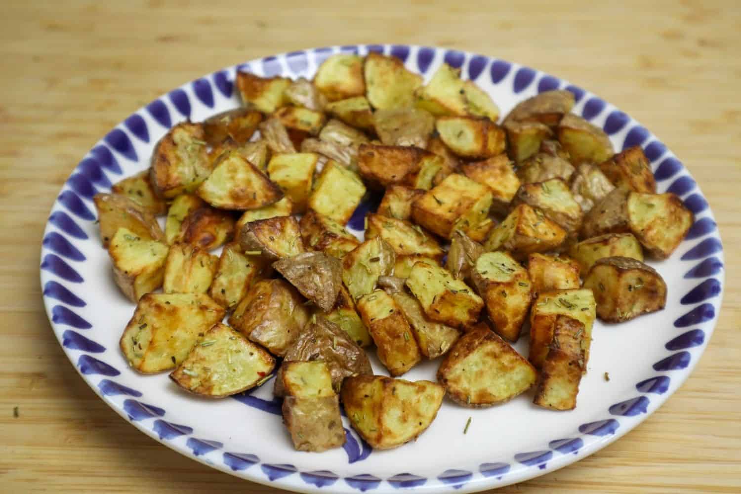 Crispy Air Fryer Potato Cubes with Rosemary