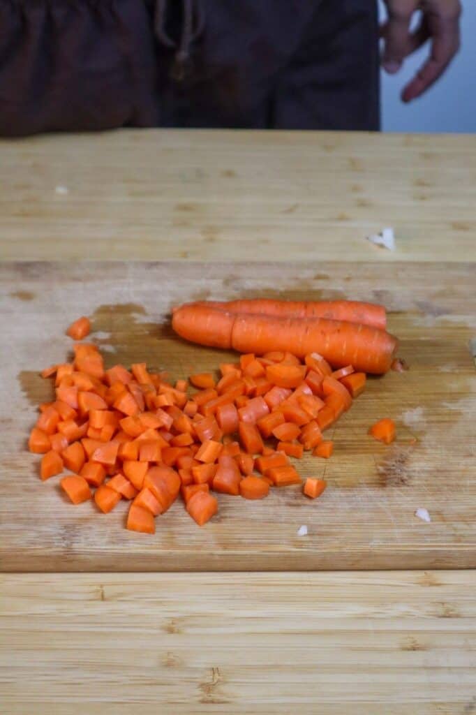 chopped carrot