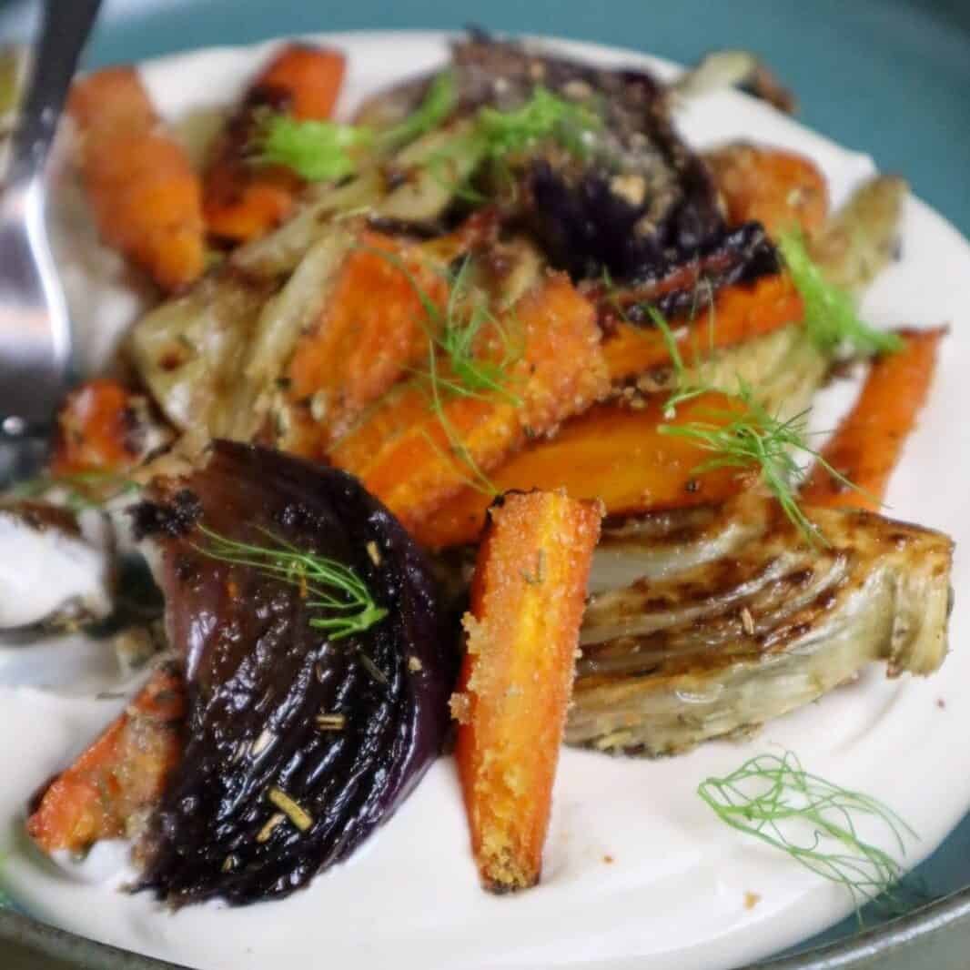 Roasted Fennel And Carrots