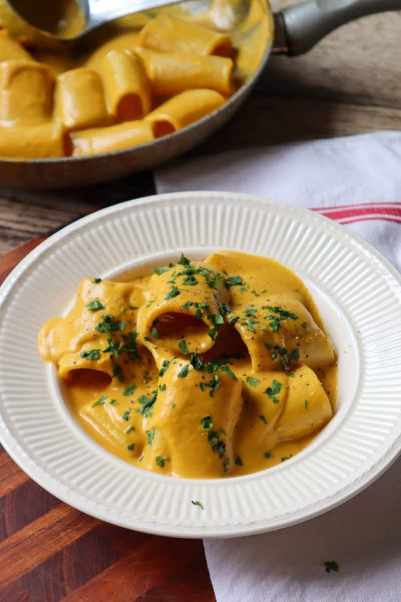 carrot pasta sauce dish