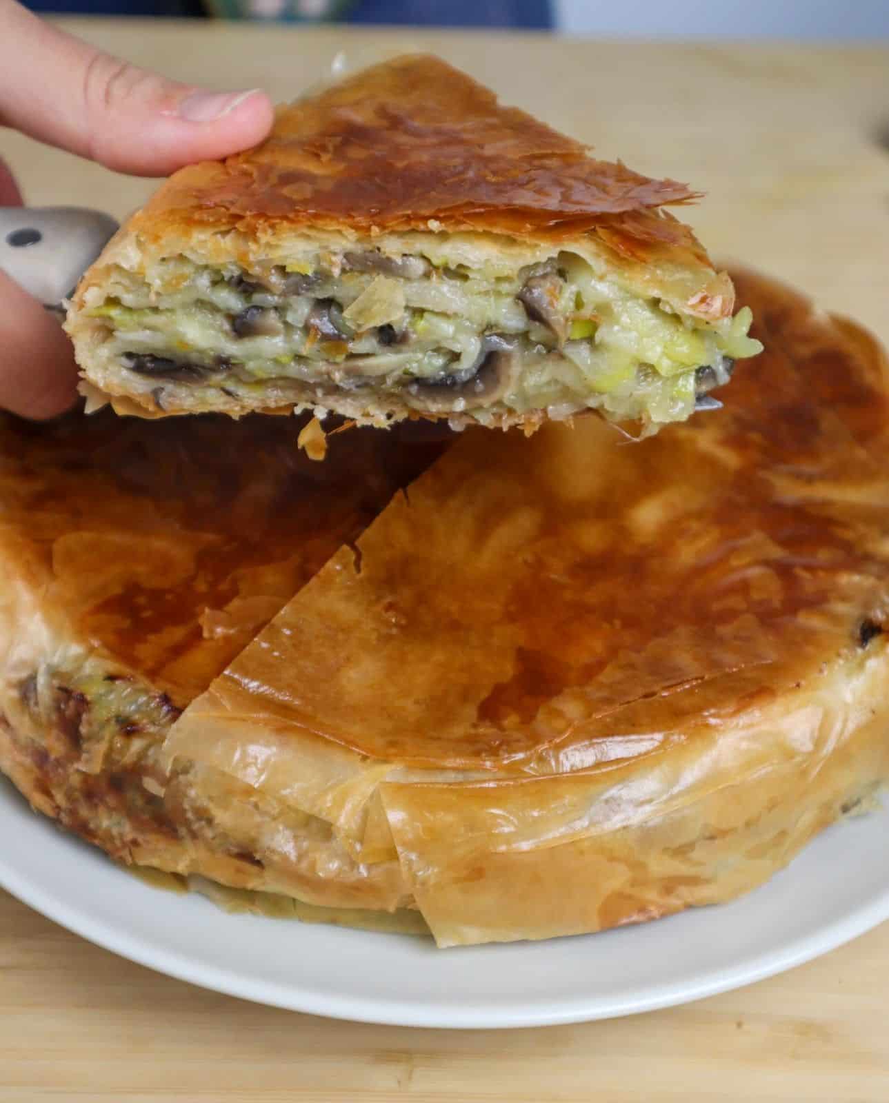 Posni Burek (Serbian Filo Pie)