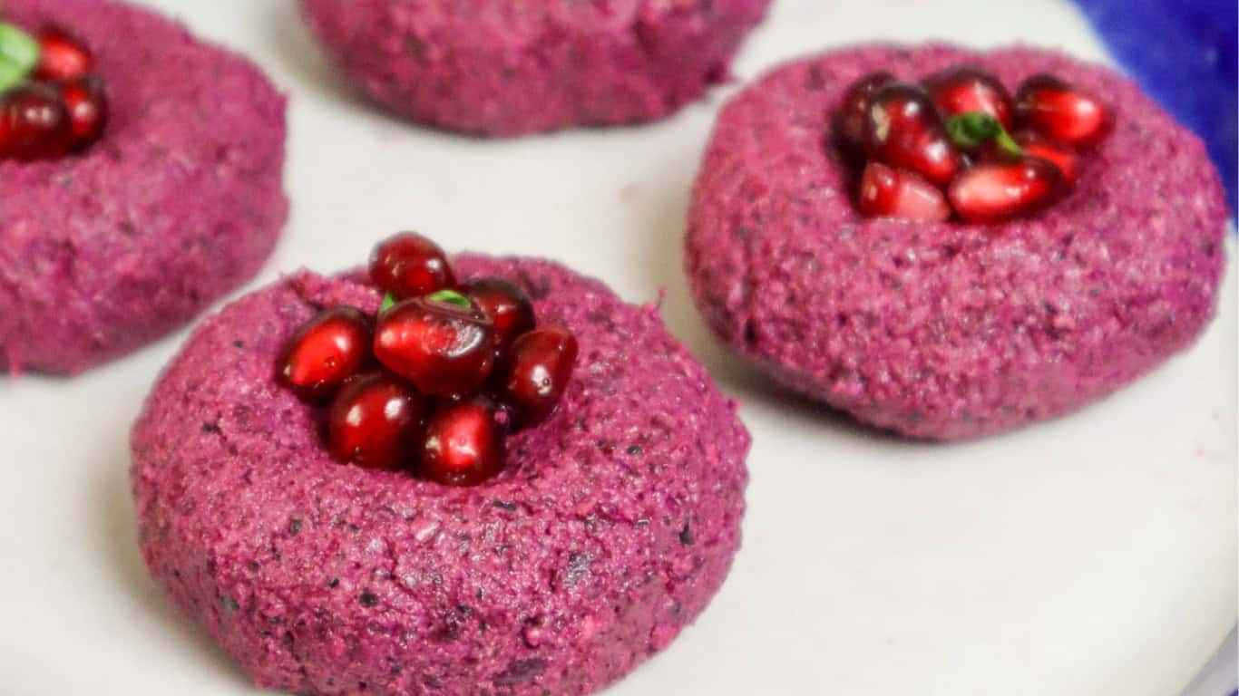 Georgian Beetroot Phkali - Beetroot Walnut  Bites